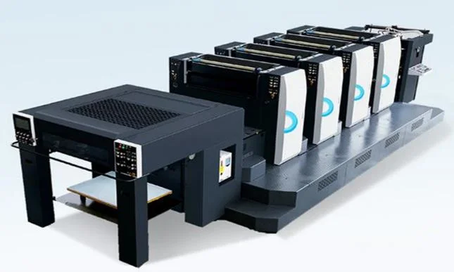 Machine d'impression offset ultra-rapide automatique de quatre couleurs