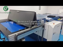 Deux unités EcooSetter machine automatique thermique de fabrication de plaques CTP au Canada