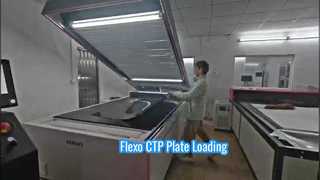 Chargement de plat de la machine FL4835 de plat de l'impression flexographique CTP