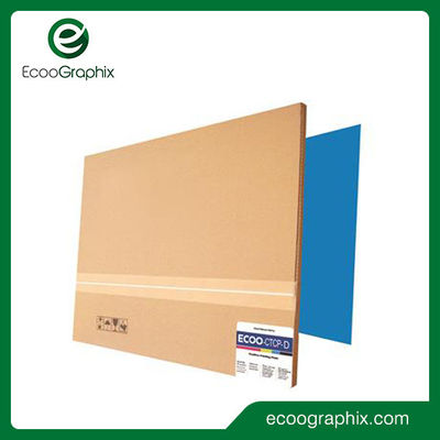Plaques d'impression offset CTP à double couche positive avec 200K d'impressions non cuites et une sensibilité spectrale de 405 nm