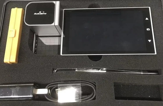 Densitomètre de plaque d'impression CTP avec écran tactile LCD HD 720p, système d'exploitation Android et analyse d'images micro de points en temps réel HD