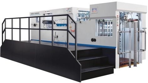 Machine de dépouillement de découpage de carton avec le dépouillement de rebut