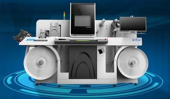 Aluminium de Digital emboutissant et vernissant la machine 6m/Min - 30m/Min d'amélioration de label