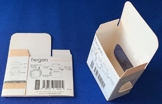 Pliage de cartons de nourriture d'hamburger collant le découpage de machine