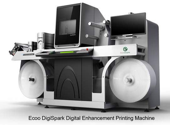 EcooSpark UV Piezo LED de durcissement de l'étiquette numérique d'impression de la machine d'amélioration de l'efficacité