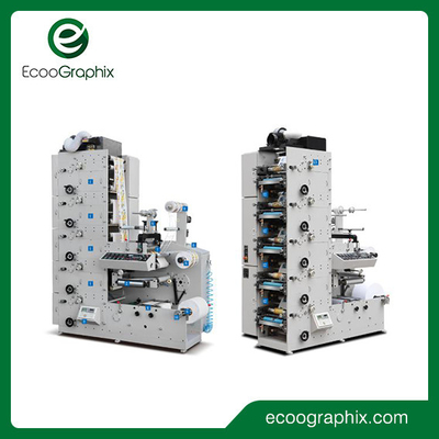 Machines d'impression thermiques auto-adhésives automatiques de Flexo de label de papier 60m/min