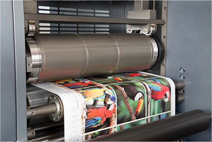 Machine d'impression d'étiquettes rotative offset multifonctionnelle Ecoographix 180 m/min