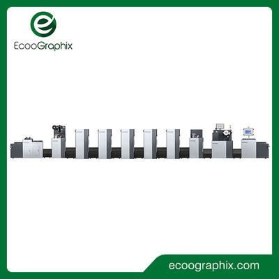 Machine d'impression d'étiquettes rotative offset multifonctionnelle Ecoographix 180 m/min