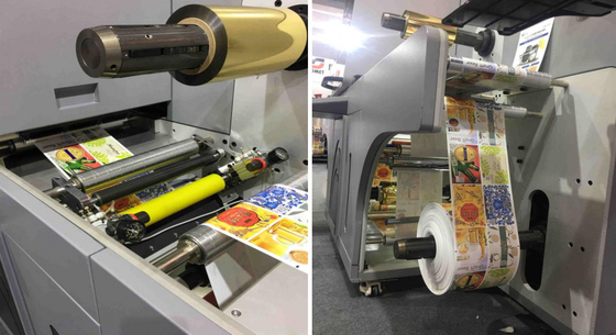 Aluminium de Digital emboutissant et vernissant la machine d'amélioration de label