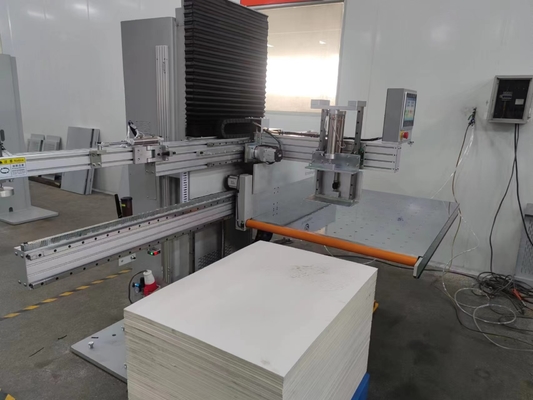 Machine de chargement-papier de rail de double de contrôle de PLC avec la plate-forme d'alliage d'aluminium