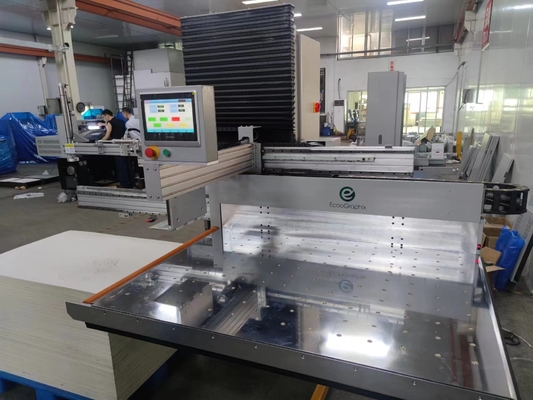 Machine de chargement-papier de rail de double de contrôle de PLC avec la plate-forme d'alliage d'aluminium