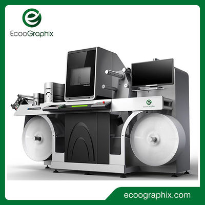 Imprimante numérique à jet d'encre d'embellissements de label avec vernis UV et emboutissage d'aluminium