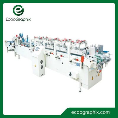 Machine de collage automatique de pliage de carton Ecoographix pour l'emballage