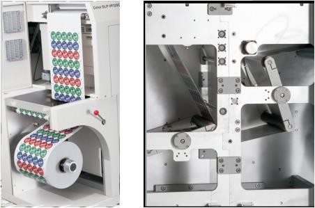 Petit pain de couleur de la machine d'impression de label de Digital 30ft/Min 4 pour rouler facile à utiliser