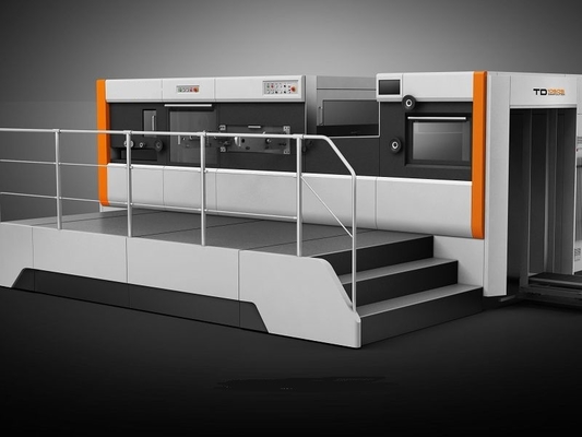 Ecoographix machine automatique de découpe sous pression et d'estampage à chaud avec décapage