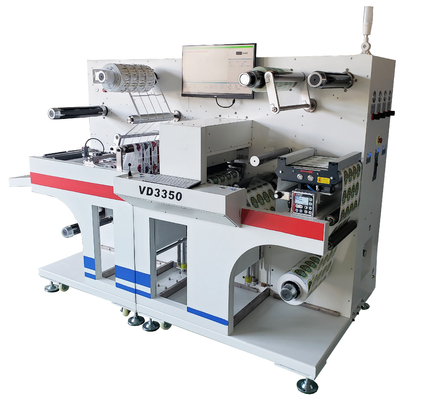 Machine de découpe sous pression d'étiquettes numériques à grande vitesse avec rebondissement et décapage