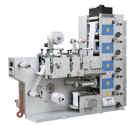 Machine d'impression d'étiquettes à encre UV flexographique automatique de petit format