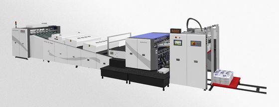 Machine de revêtement UV à haute vitesse 9500 feuilles/heure avec 720x1050 mm de taille maximale du revêtement pour la base d'eau et le vernis UV