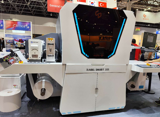 Imprimante à jet d'encre UV automatique pour étiquettes numériques en couleur
