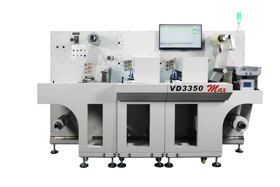 Une station à six têtes VD3350 Machine de découpe automatique d'étiquette numérique