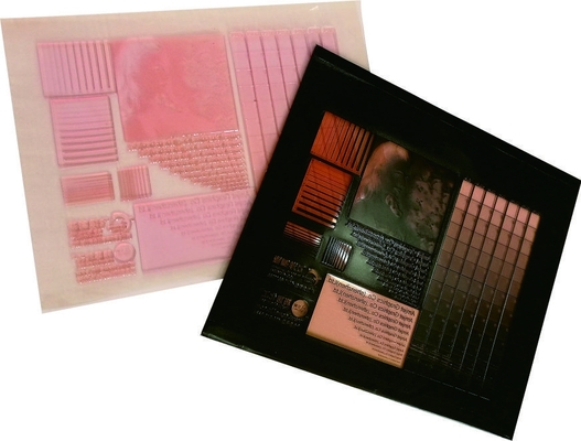 1.14 1,70 2,84 mm Plaque d'impression numérique en photopolymère