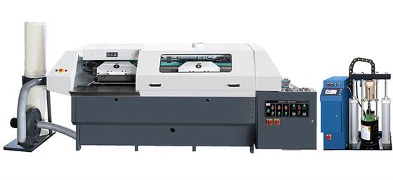 Machine à relier 4 pinces avec une vitesse de 2300 copies/heure et un format de reliure de 450x320mm