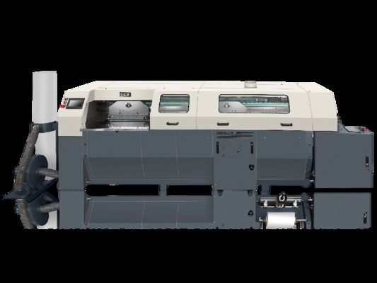 Machine à relier 4 pinces avec une vitesse de 2300 copies/heure et un format de reliure de 450x320mm