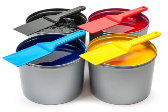 Encres offset feuille CMJN pour l'impression de journaux