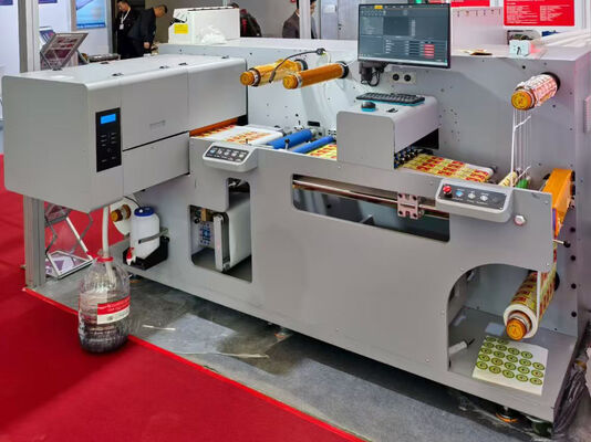 Machine d'impression et de découpe automatique d'étiquettes numériques à petite sortie