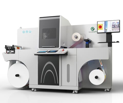 Décoration automatique d'étiquettes numériques Machine d'estampage et de vernis