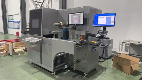 Machine à jet d'encre à la demande étiquette à rouleaux numériques