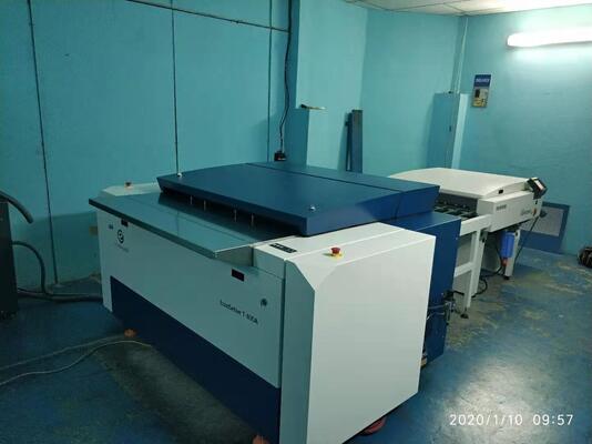 Ordinateur à 256 canaux pour impression offset, Machine CTP à plaques thermiques, 55 plaques par heure et chargement automatique des plaques, points carrés