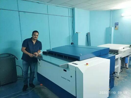 Ordinateur à 256 canaux pour impression offset, Machine CTP à plaques thermiques, 55 plaques par heure et chargement automatique des plaques, points carrés