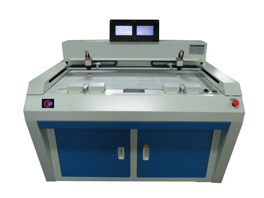 Machine de poinçon de plat d'impression offset avec le double système de caméra CCD