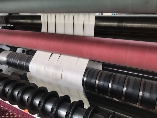 Papier thermosensible automatique fendant la machine de rebobinage pour le petit pain de papier d'atmosphère