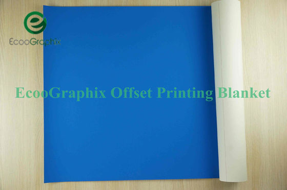 Couverture en caoutchouc enduite d'impression offset de 3 plis des papiers 25m