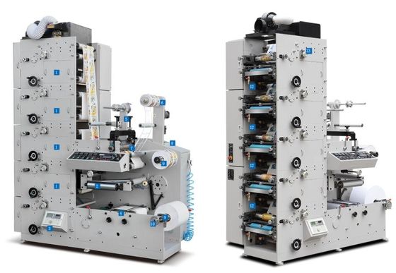 machine adhésive impression de label UV de 6Colors 60m/Min Flexo