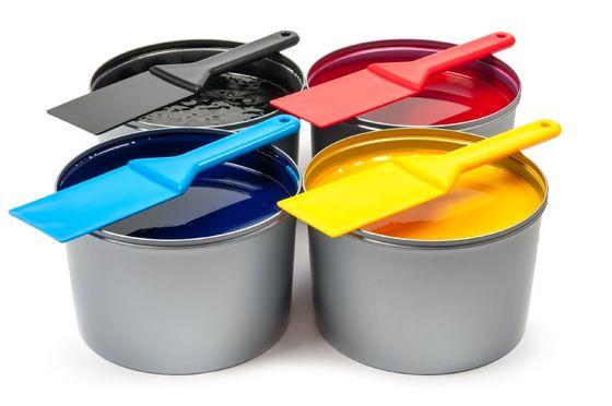 Anti grande vitesse colorée de épluchage de pâte imprimant l'encre excentrée UV