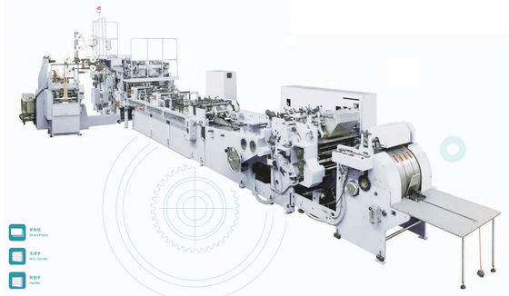 machine de raccordement de 34kw 70bags/Min Bottom Bag Window Box