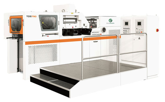 Machine de estampillage et de découpage d'aluminium chaud de carte de label avec le dépouillement automatique