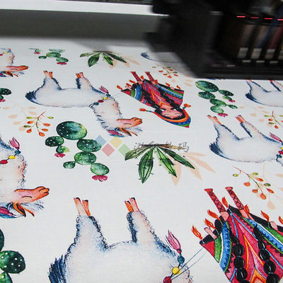 Imprimante à jet d'encre à plat de Digital de textile de sublimation de colorant 1.85m