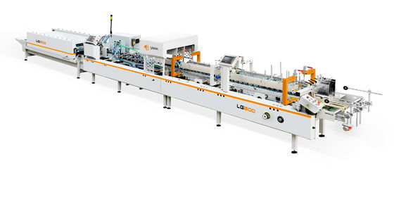 Carton de boîte de papier de 6 bobinoirs sur cône se pliant collant la machine 5000shipping et manipulation