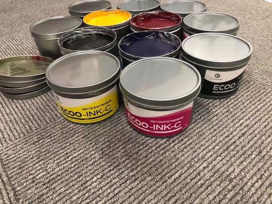 Encres d'imprimerie UV de Sheetfed de compensation sèche rapide de CMYK 2.5kgs/Tin