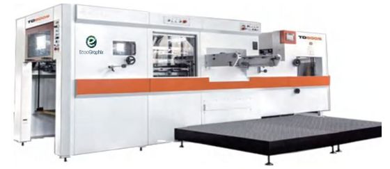 aluminium automatique de 800x580mm emboutissant la machine de découpage avec le dépouillement