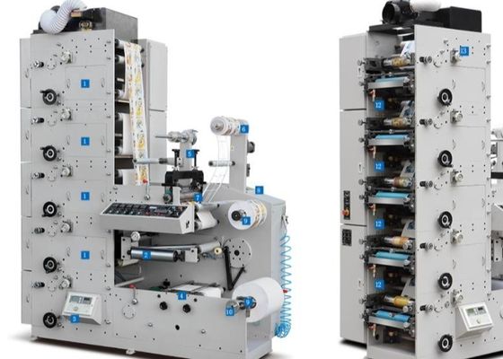 Aluminium excentré de stratification emboutissant l'imprimante de label de Flexo