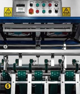 Machine à plastifier automatique de flûte pour carton ondulé