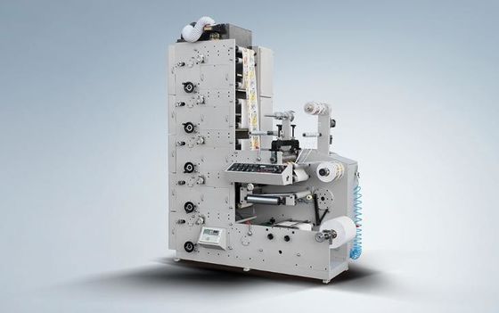 Machine d'impression flexographique d'étiquette adhésive ajustement de plat de 360 degrés