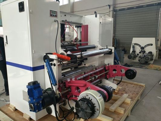 Papier thermosensible d'écran tactile fendant la machine de rebobinage avec le chargement hydraulique