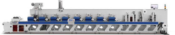 Machine d'impression d'étiquettes UV adhésive flexographique à 180 m/min