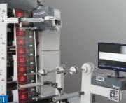 Machine automatique d'impression d'étiquettes flexographiques avec station de découpe sous pression 60 m/min